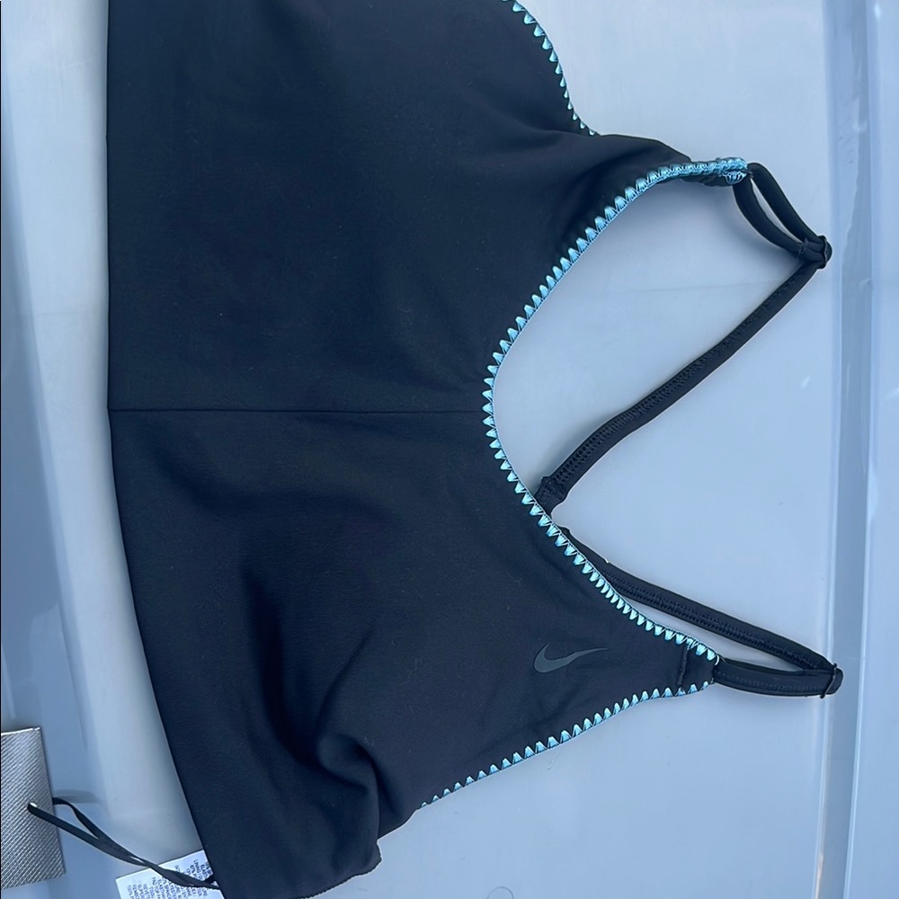 Nike Black and Blue Bikini Swimwear